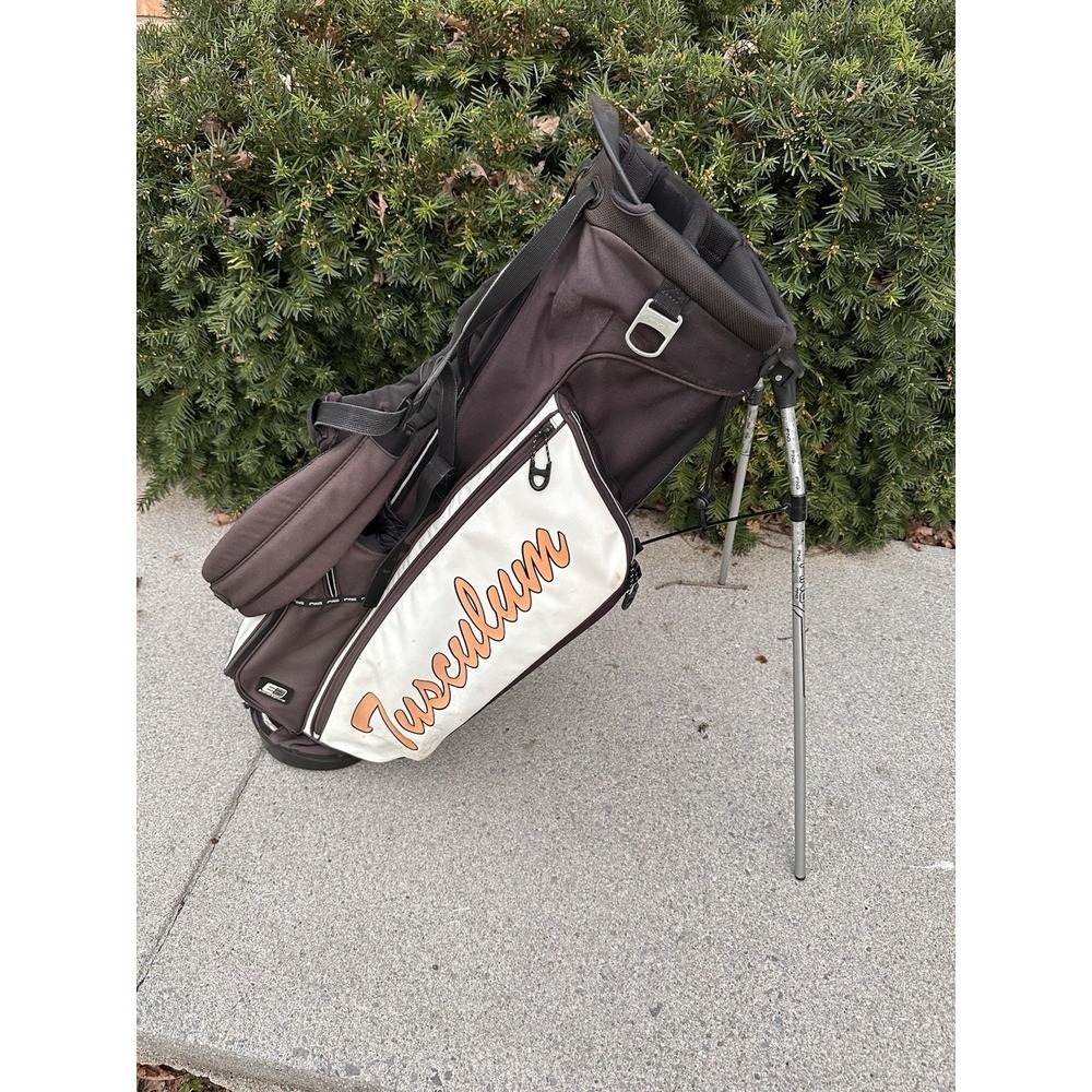 Ping E2 Series Team Mascot Bag Tusculum College Golf Stand Bag 4-Way Black